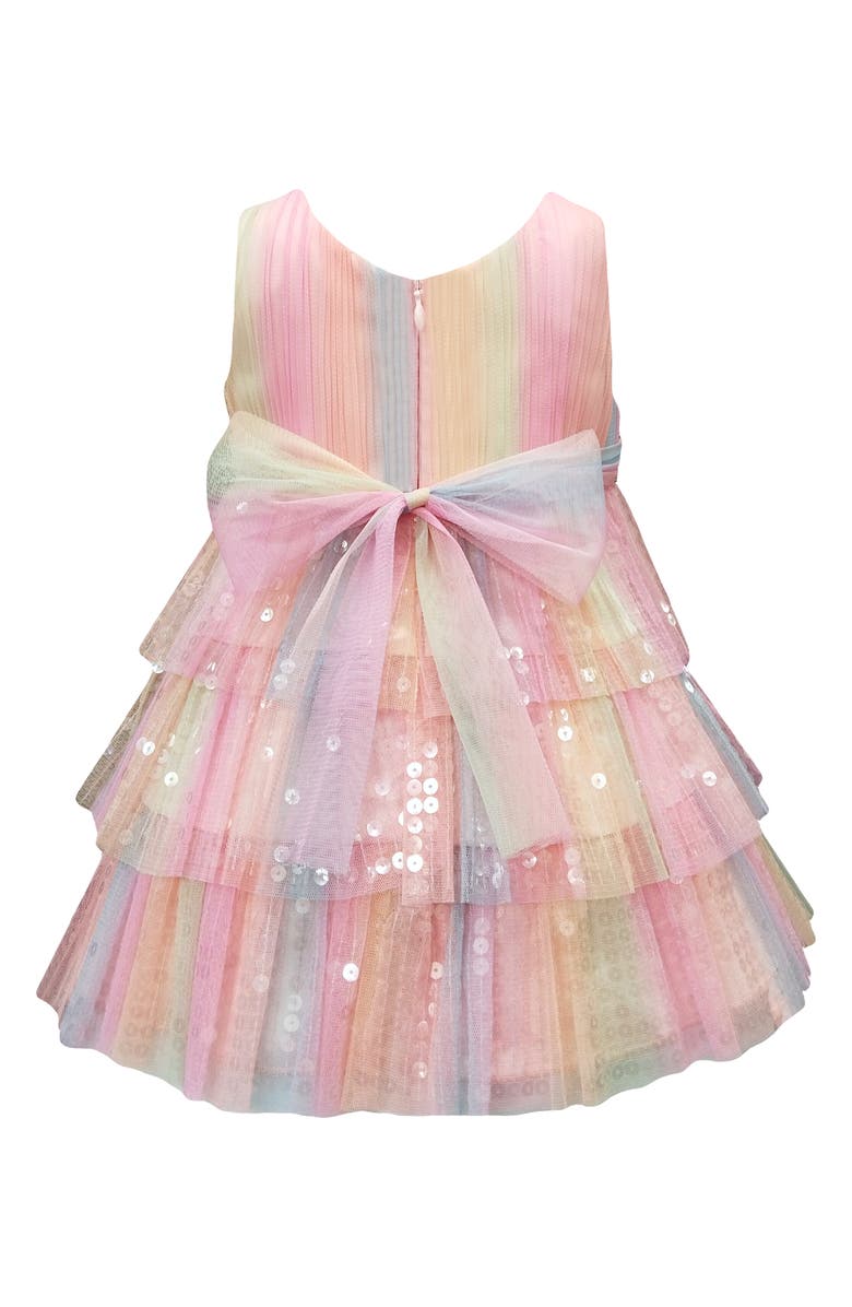 AMERICAN PRINCESS Sequin Tiered Dress, Alternate, color, 