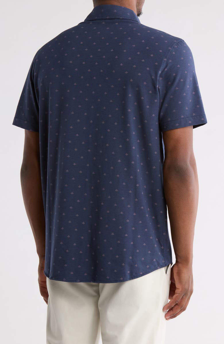 TravisMathew Set a Course Short Sleeve Button-Up Shirt, Alternate, color,