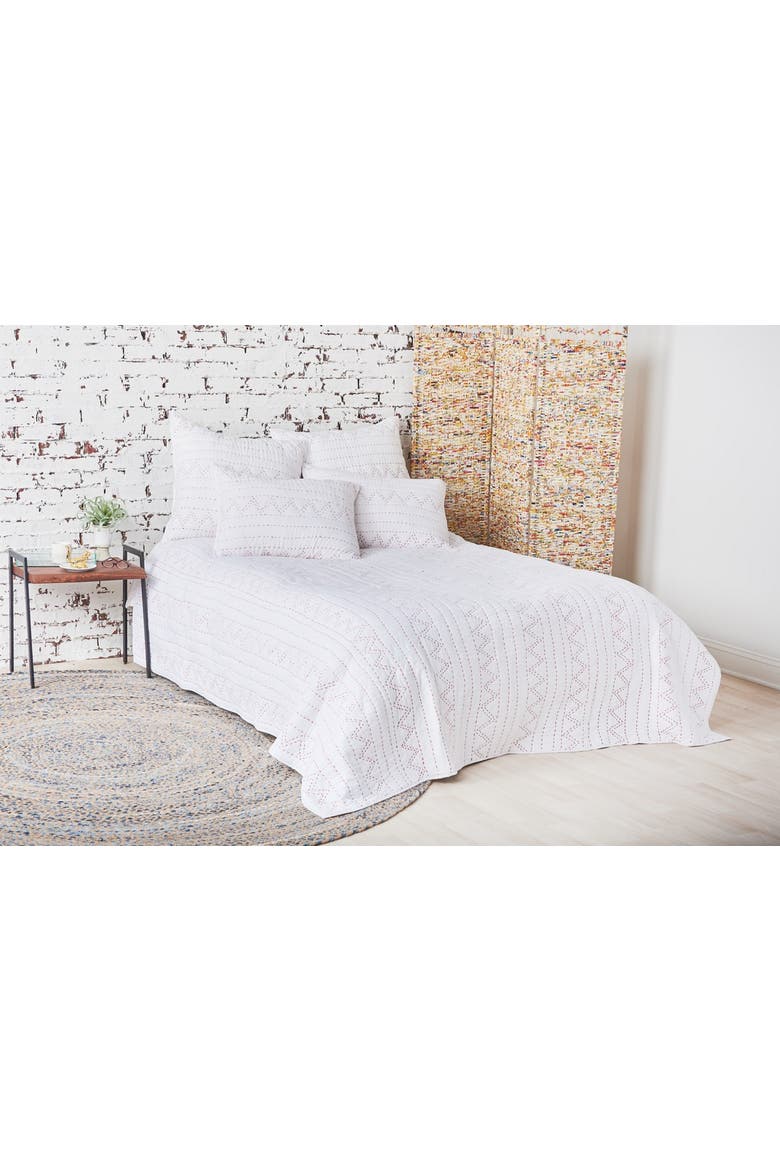 Breck Quilt, Main, color, White