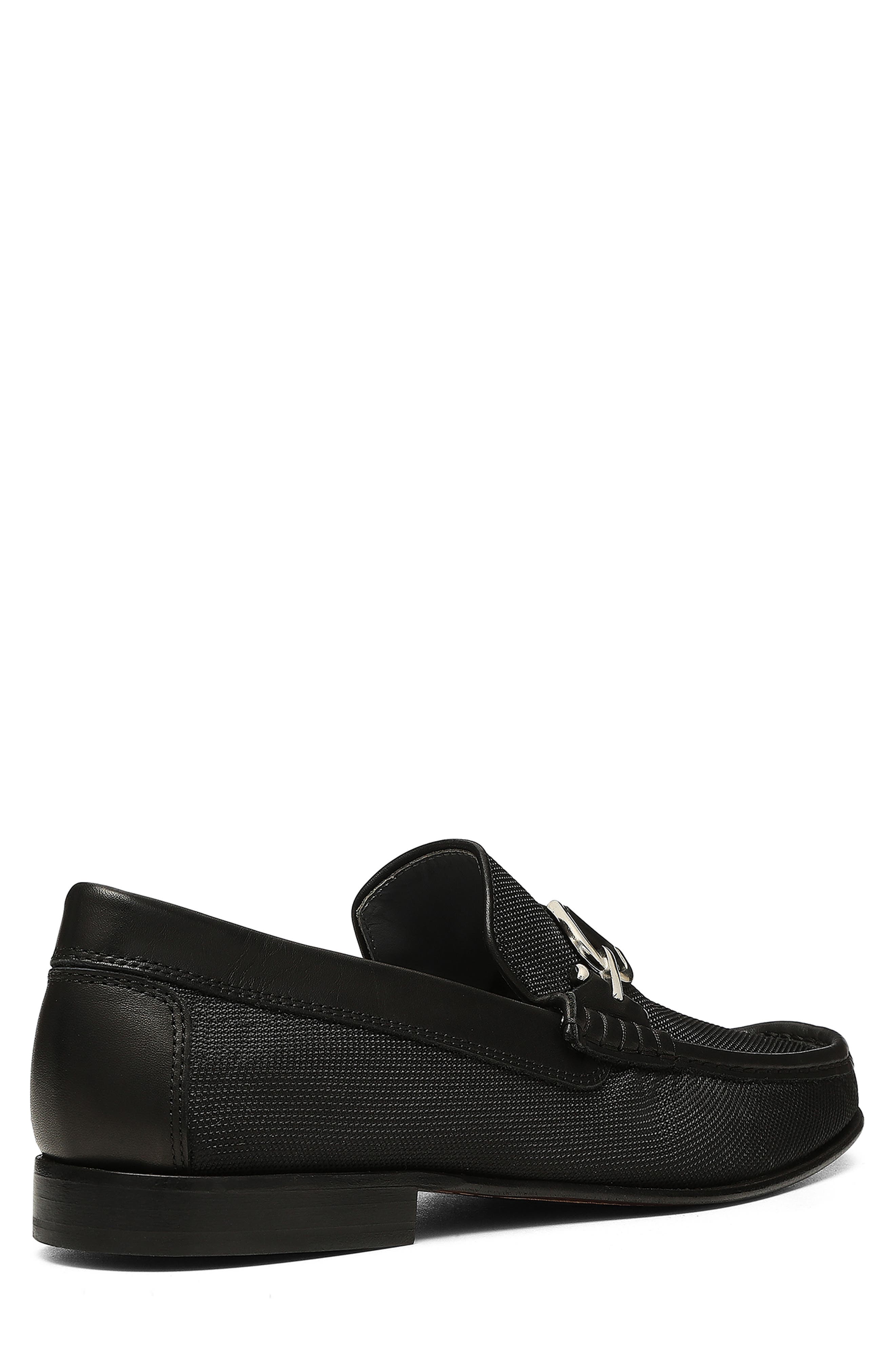 Donald Pliner Dacio Moc Toe Loafer, Alternate, color, Black