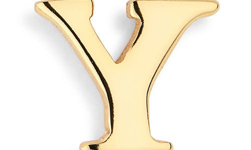 Marlyn Schiff Block Letter Initial Stud Earrings