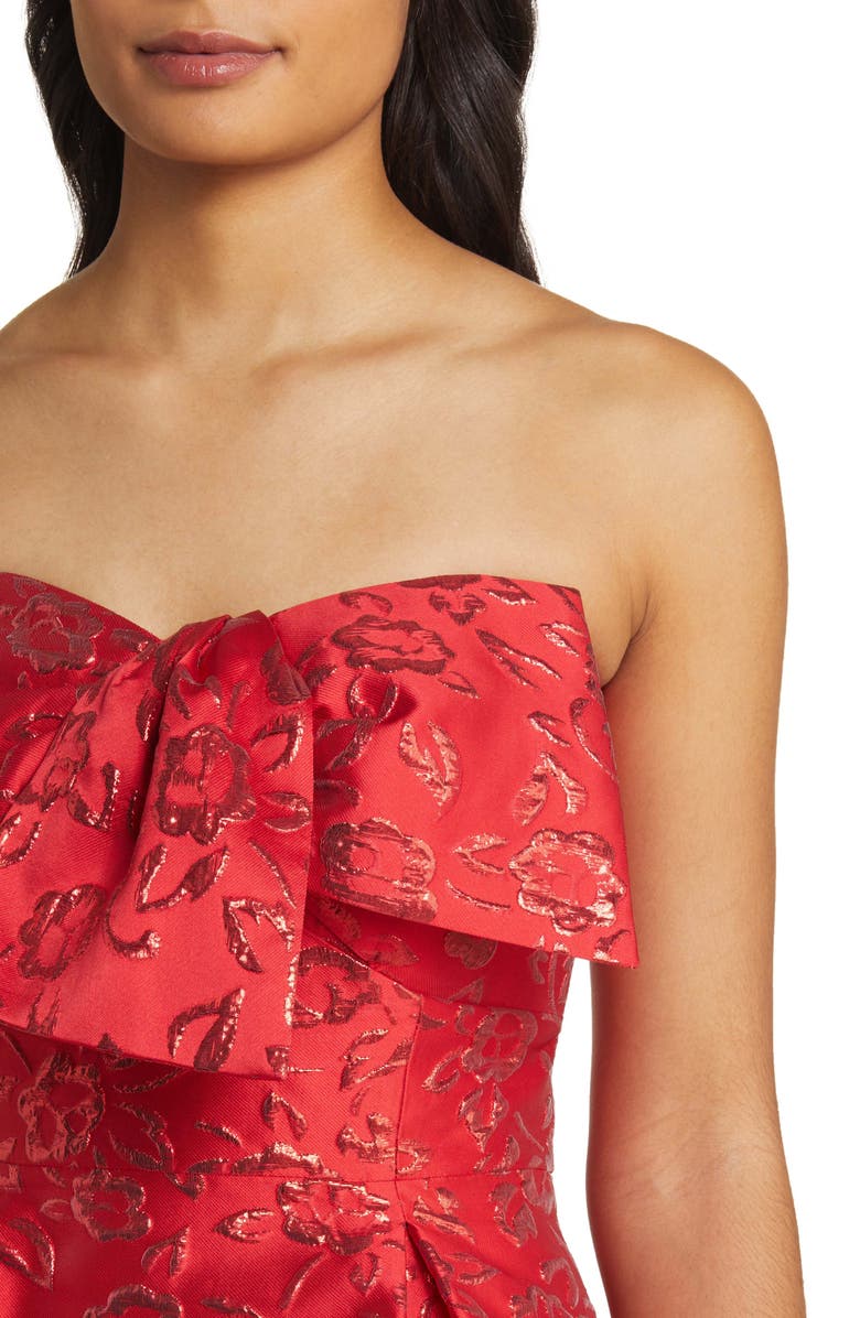 Lilly Pulitzer<sup>®</sup> Kataleya Floral Jacquard Strapless Dress, Alternate, color, 