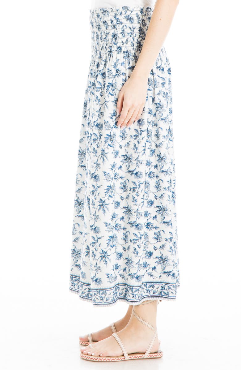 MAX STUDIO Printed Rayon Maxi Skirt, Alternate, color,