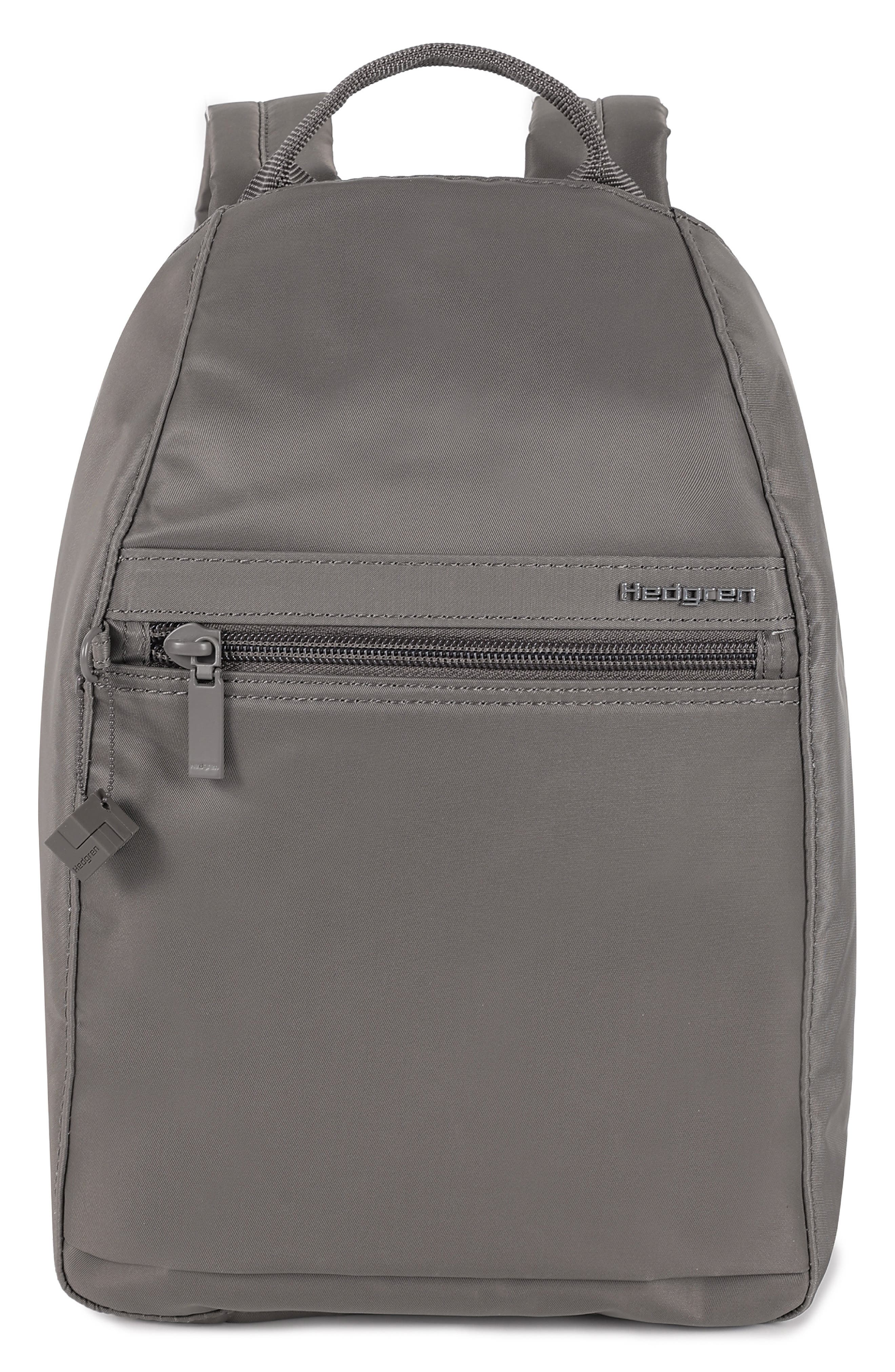 Large Vogue Water Repellent RFID Backpack, Main, color, SEPIA