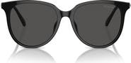 Swarovski 56mm Round Crystal Sunglasses