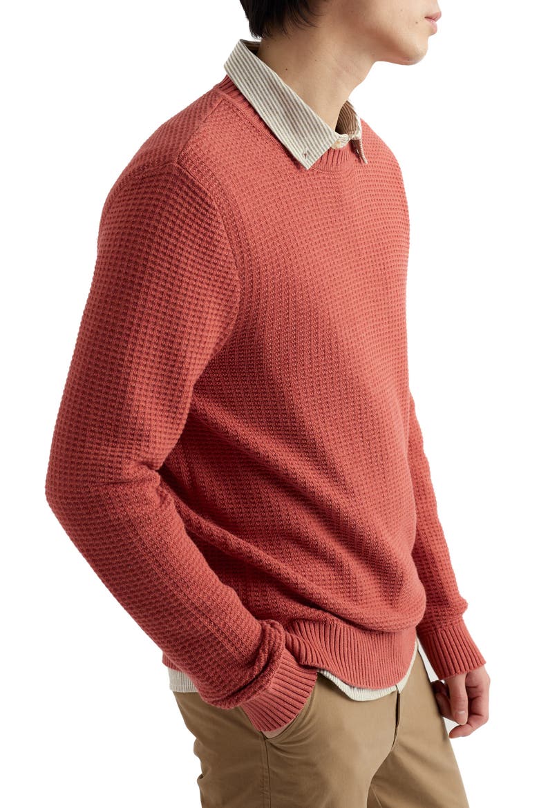 Mizzen Organic Cotton Crewneck Sweater, Alternate, color, DUSTY COPPER