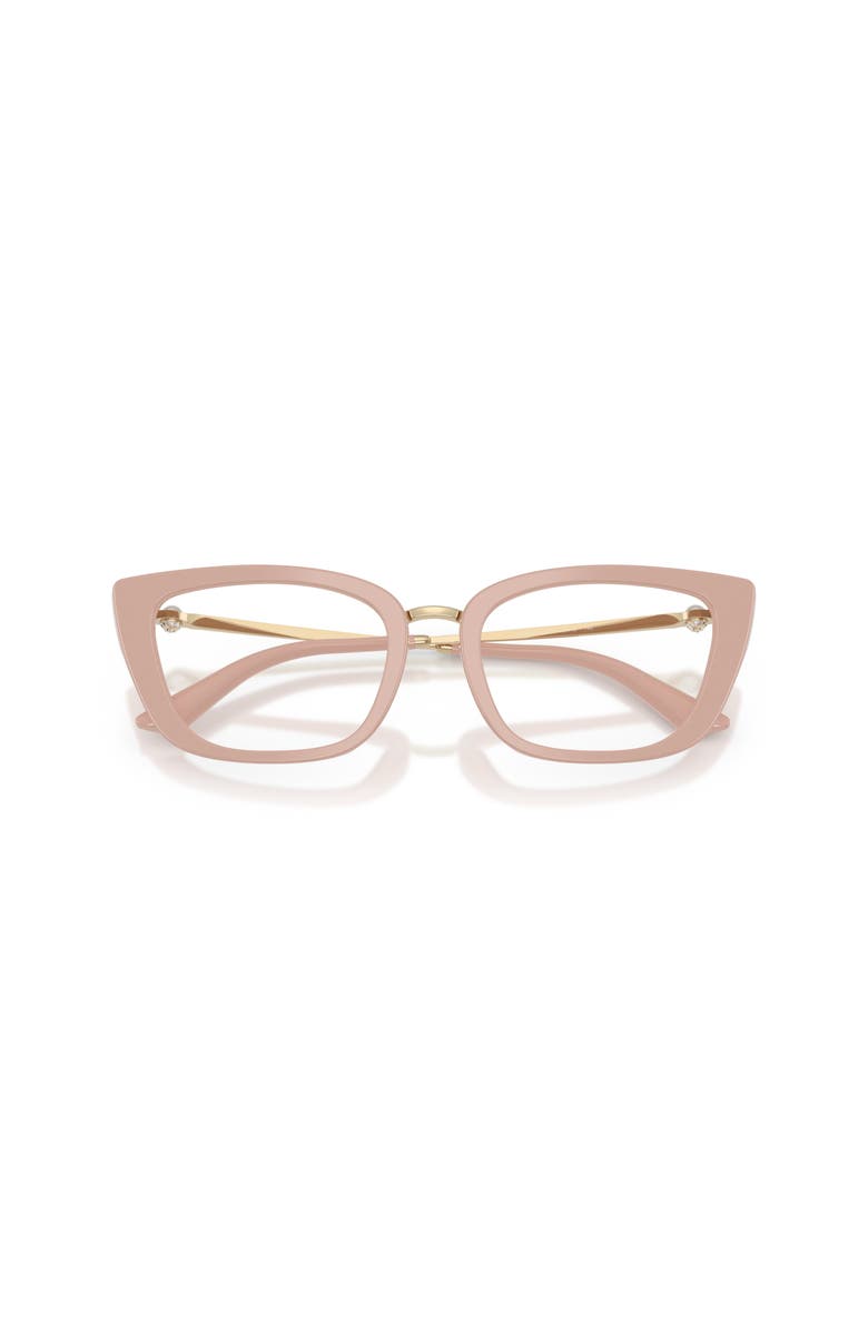 Jimmy Choo 54mm Cat Eye optical glasses, Alternate, color, Pink