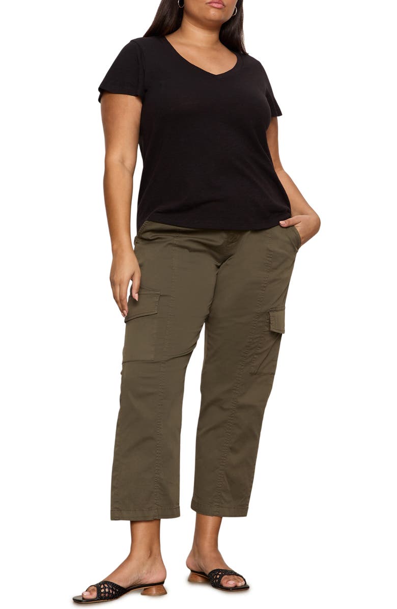 Sanctuary V-Neck T-Shirt, Alternate, color, Black