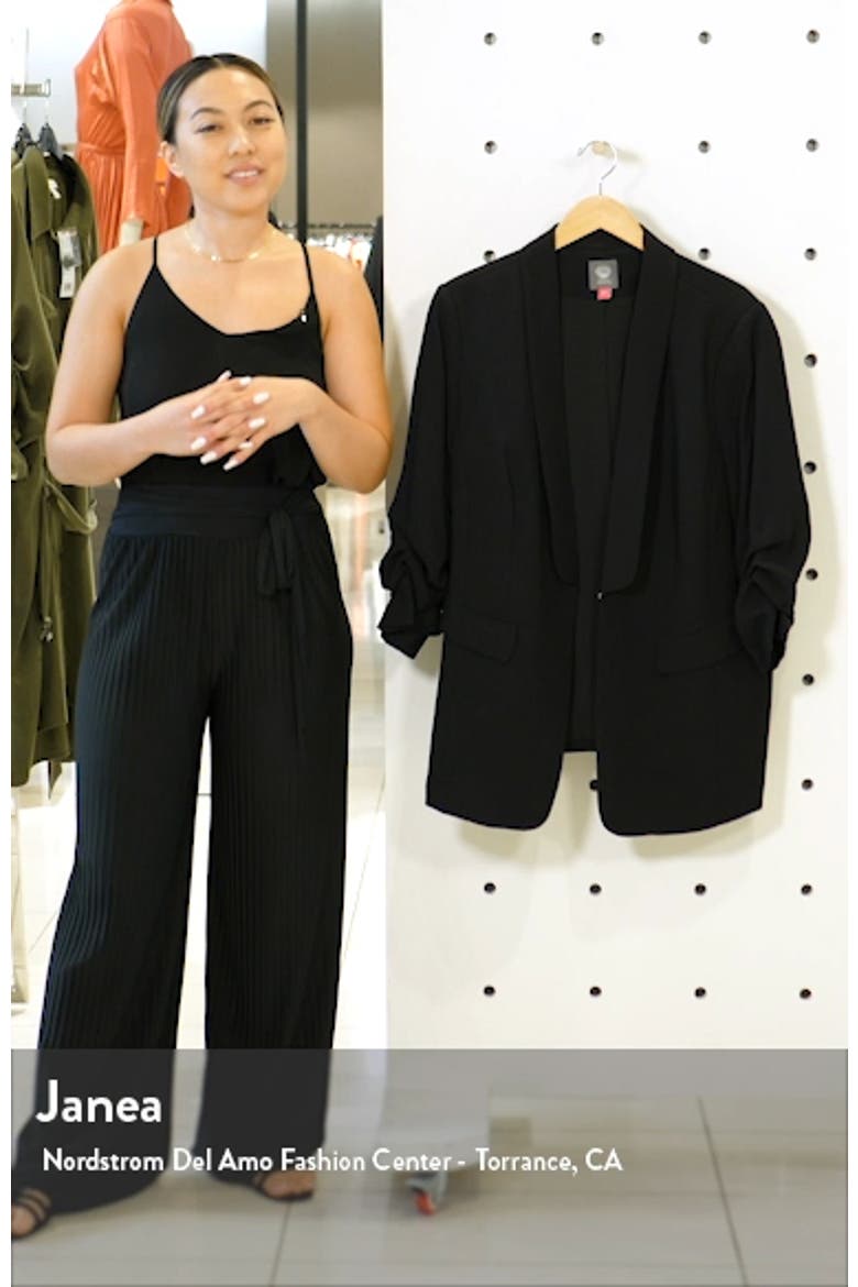 Moss Crepe Blazer video