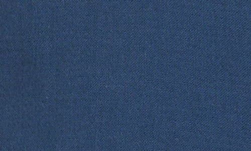 Nordstrom Cotton Bodysuit & Shortalls Set In Navy Denim Stripe- Navy Denim