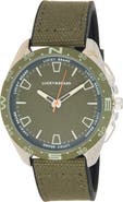 Lucky Brand Canvas Strap Watch
