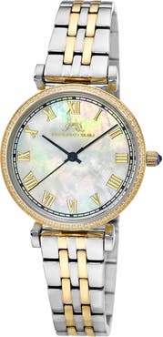 PORSAMO BLEU Emma Mother-of-Pearl Dial Bracelet Watch