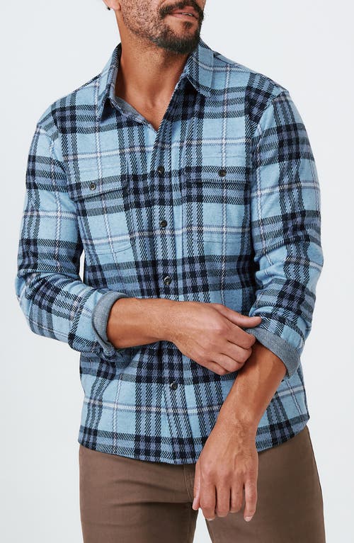 7 Diamonds Generations Plaid Button-up Shirt In Blue