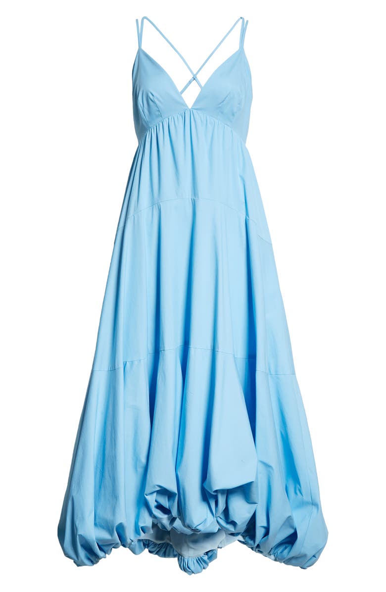 Cinq à Sept Effie Balloon Hem Midi Dress, Alternate, color, 