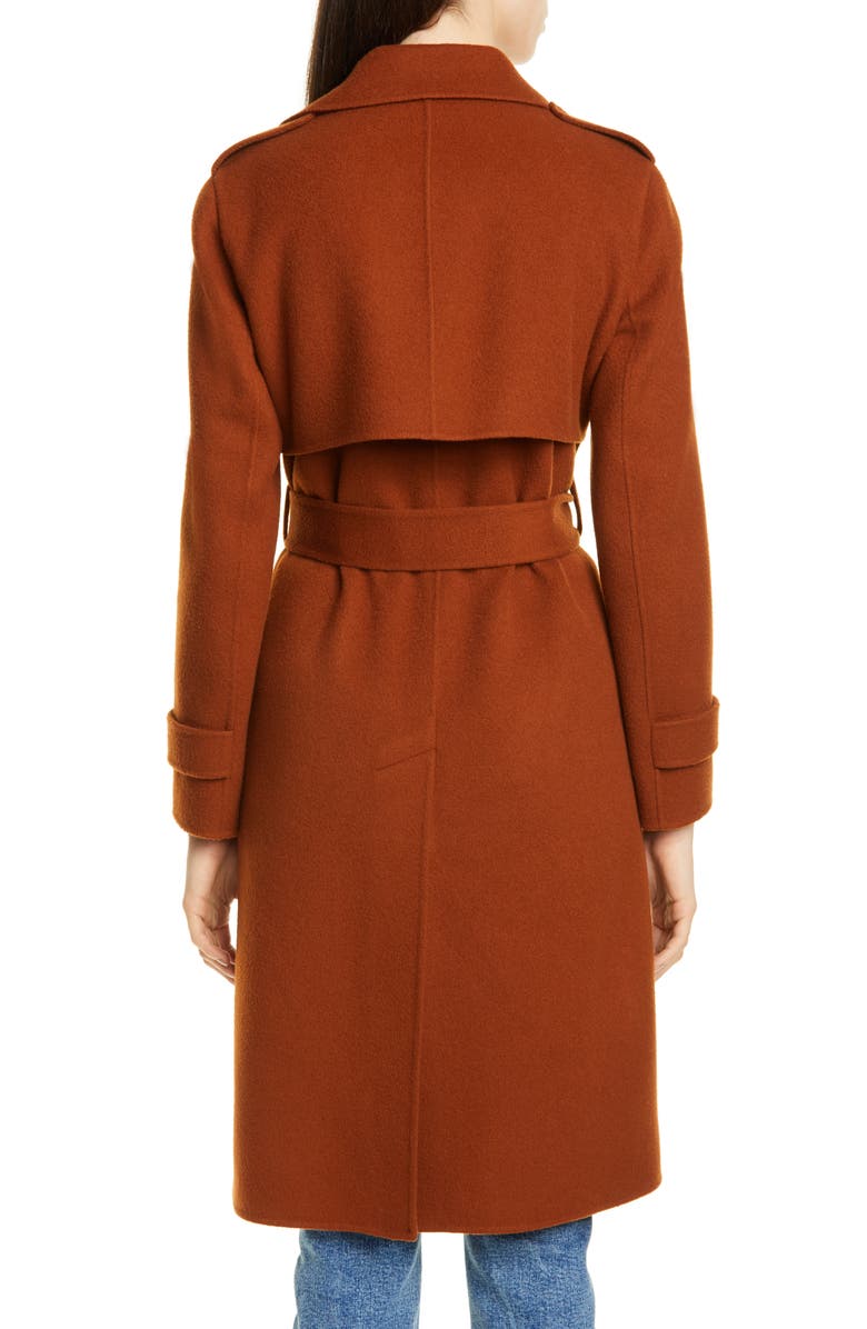 Theory Oaklane Wool & Cashmere Wrap Coat, Alternate, color, 