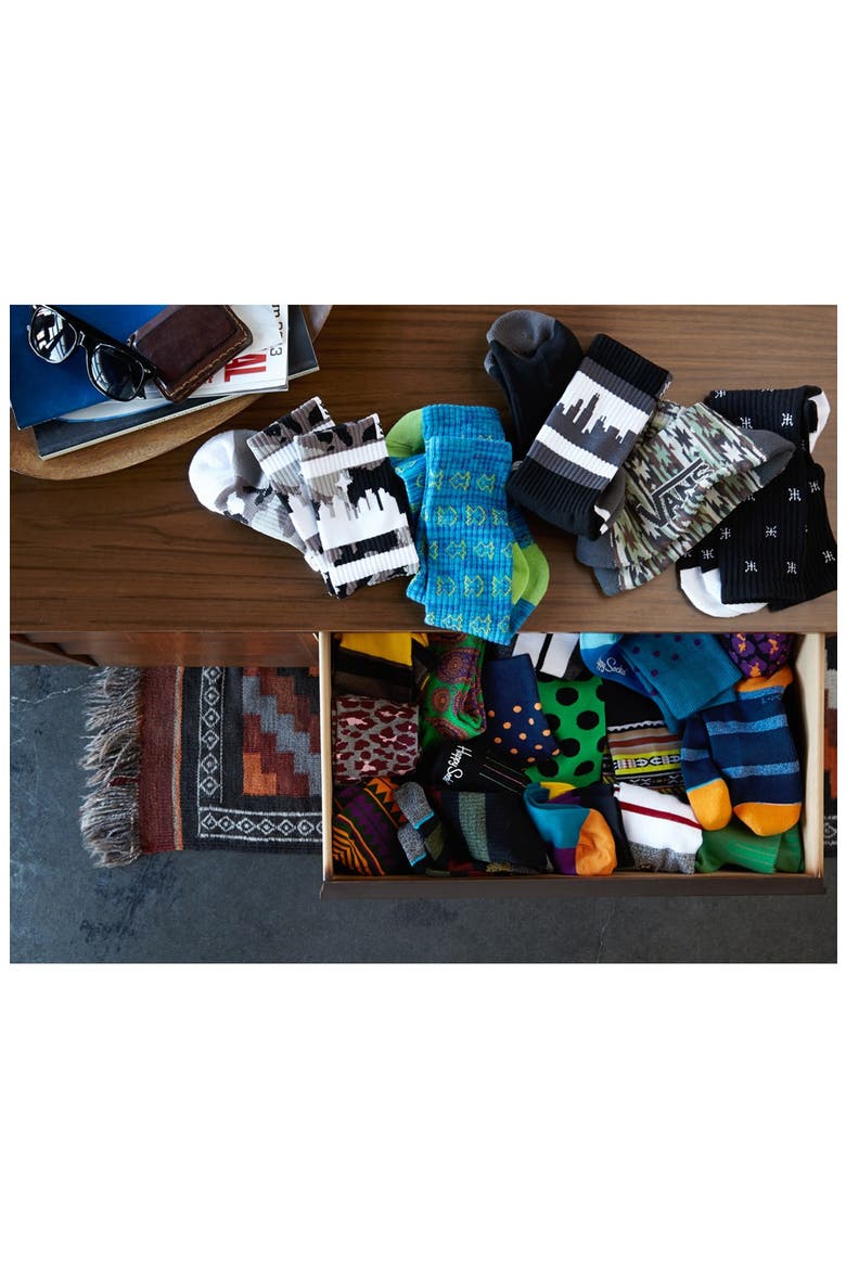 Dot Socks, Alternate, color, NAVY