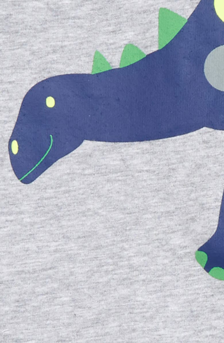 Blade & Rose Stegosaurus T-Shirt & Stripe Leggings Set, Alternate, color,