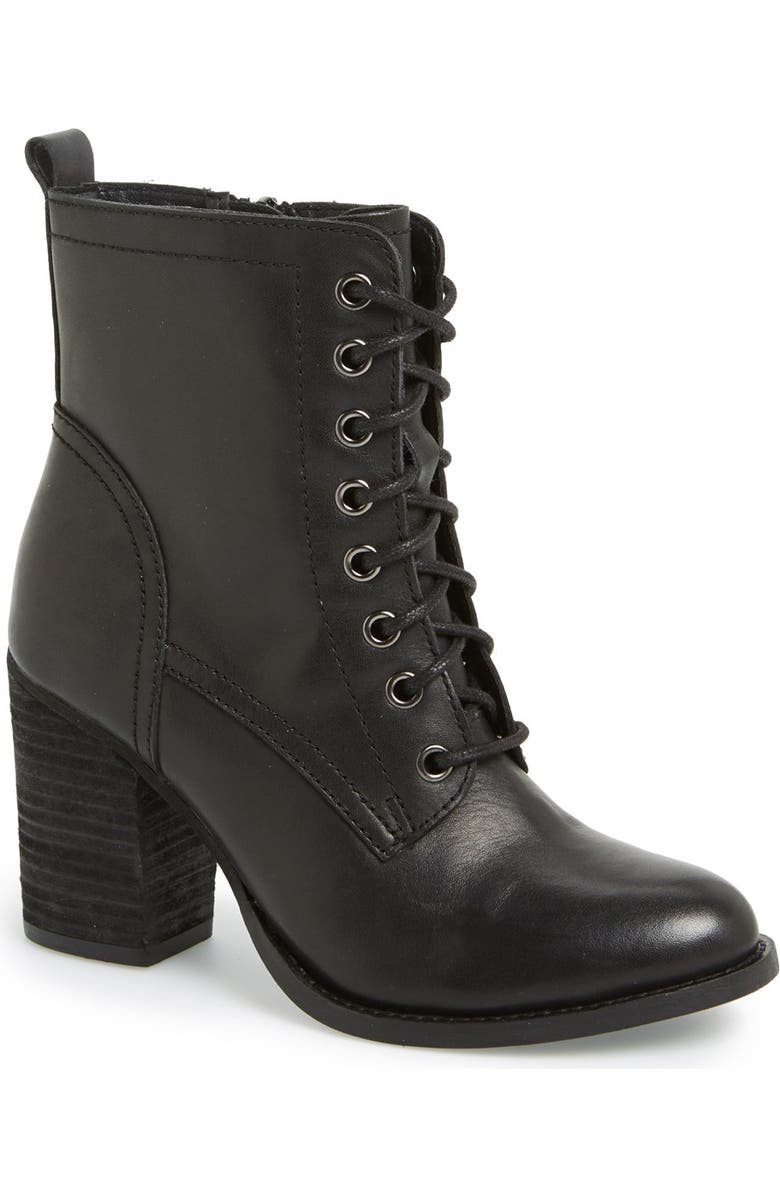 Steve Madden 'Lauuren' Lace-Up Bootie, Main, color,