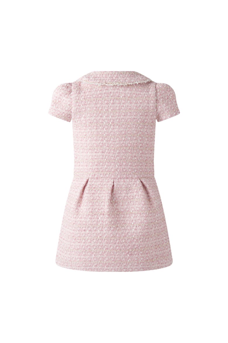 Tweed Dress, Alternate, color, Pink