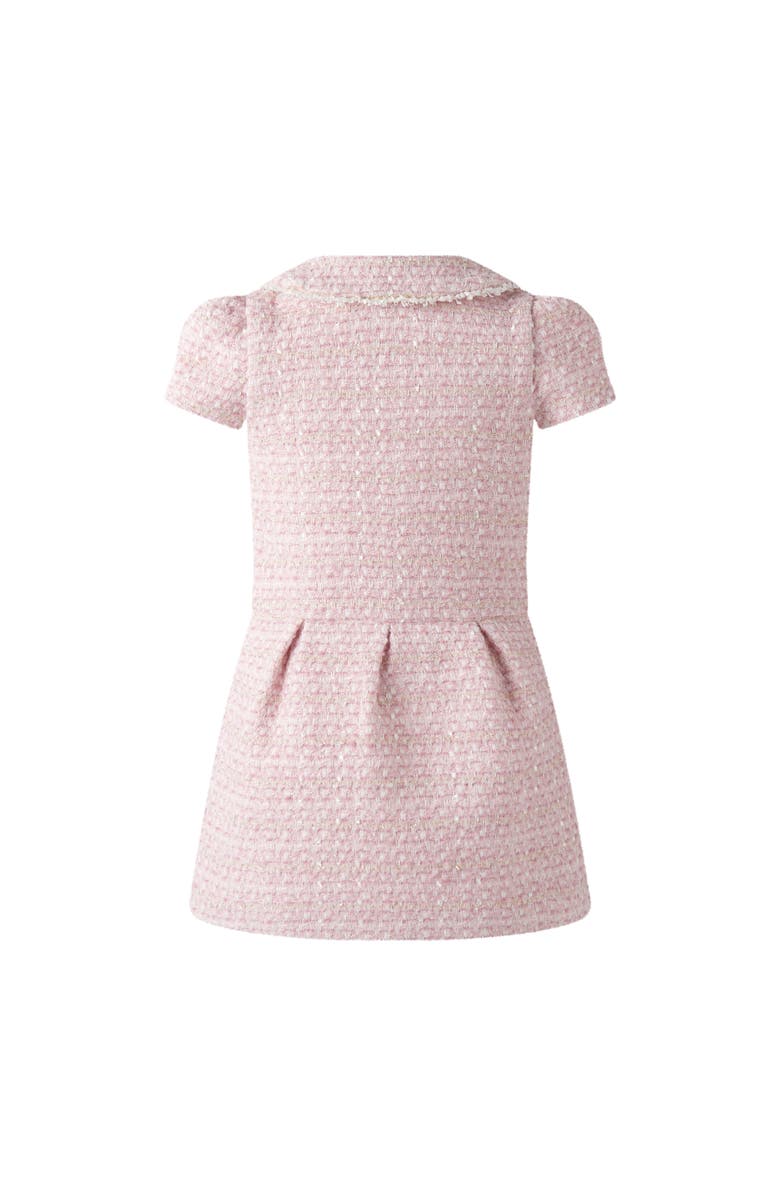 Rachel Riley Tweed Dress, Alternate, color, Pink