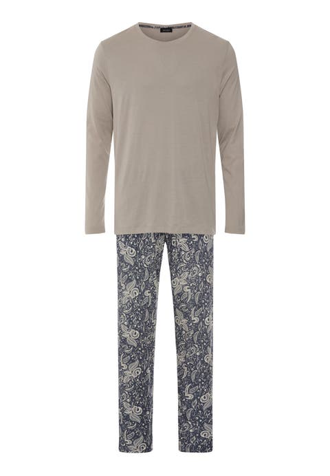 Night & Day Cotton and TENCEL Crew Neck Pajama Set