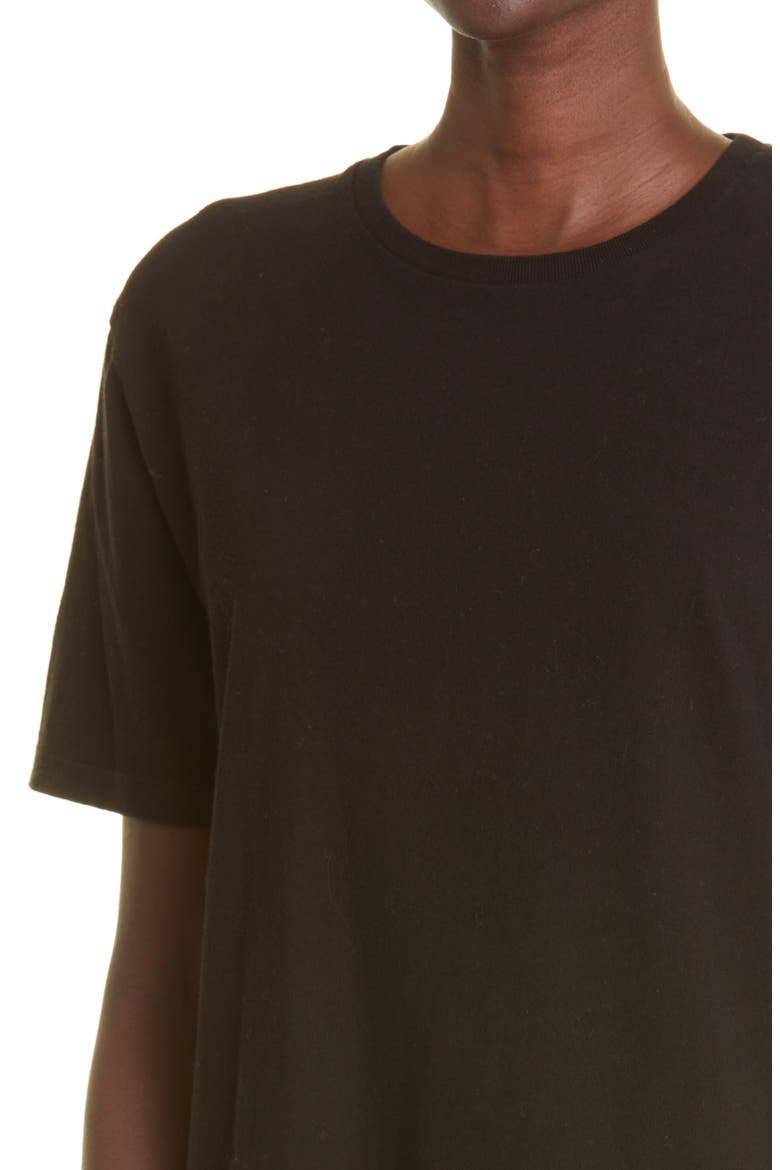 Mae Cotton T-Shirt, Alternate, color, BLACK