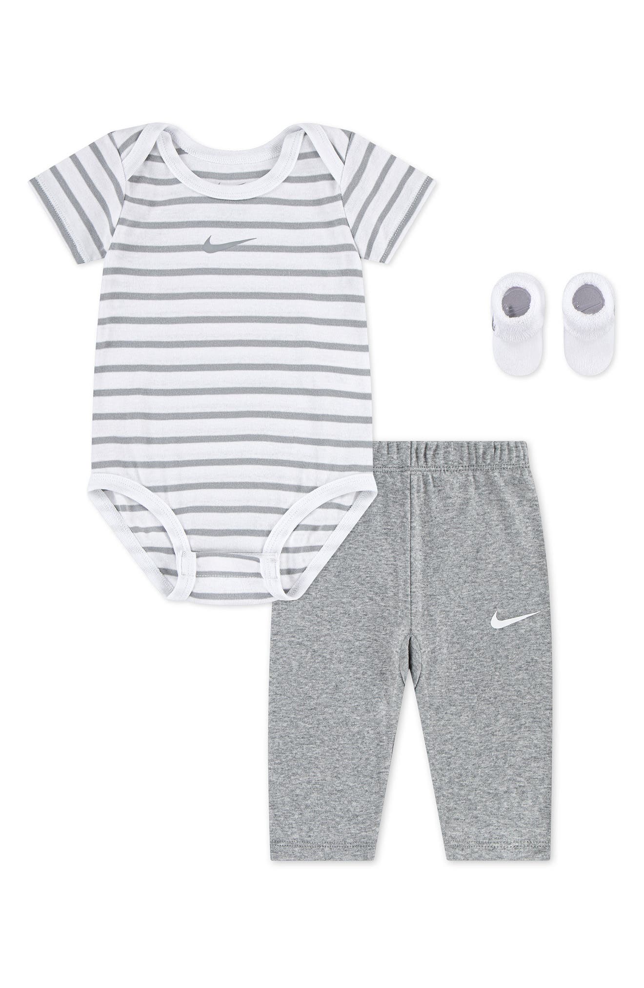 Nike Bodysuit, Pants & Terry Socks Boxed Set