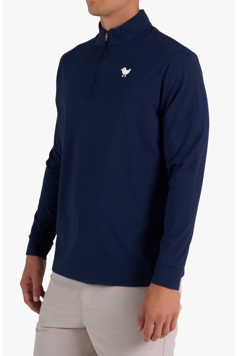 Velocity Performance Quarter Zip Pullover, Alternate, color, DARK NAVY