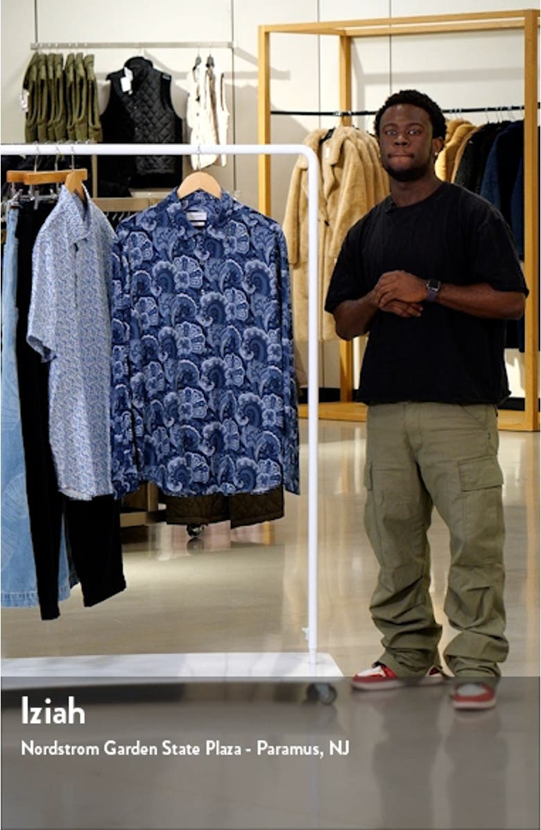 Julian Paisley EcoVero<sup>™</sup> Viscose Button-Up Shirt