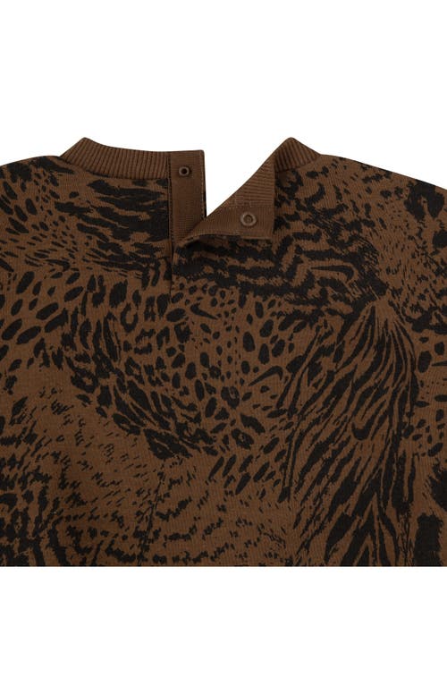 Nike "home Swoosh Home" Crew Set Baby 2-piece Set In Brown