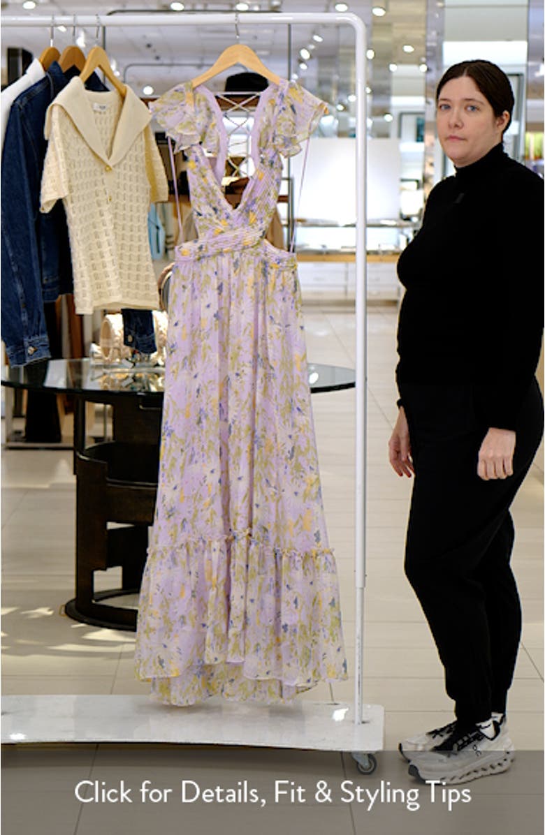 Primrose Cutout Detail Maxi Dress, sales video thumbnail