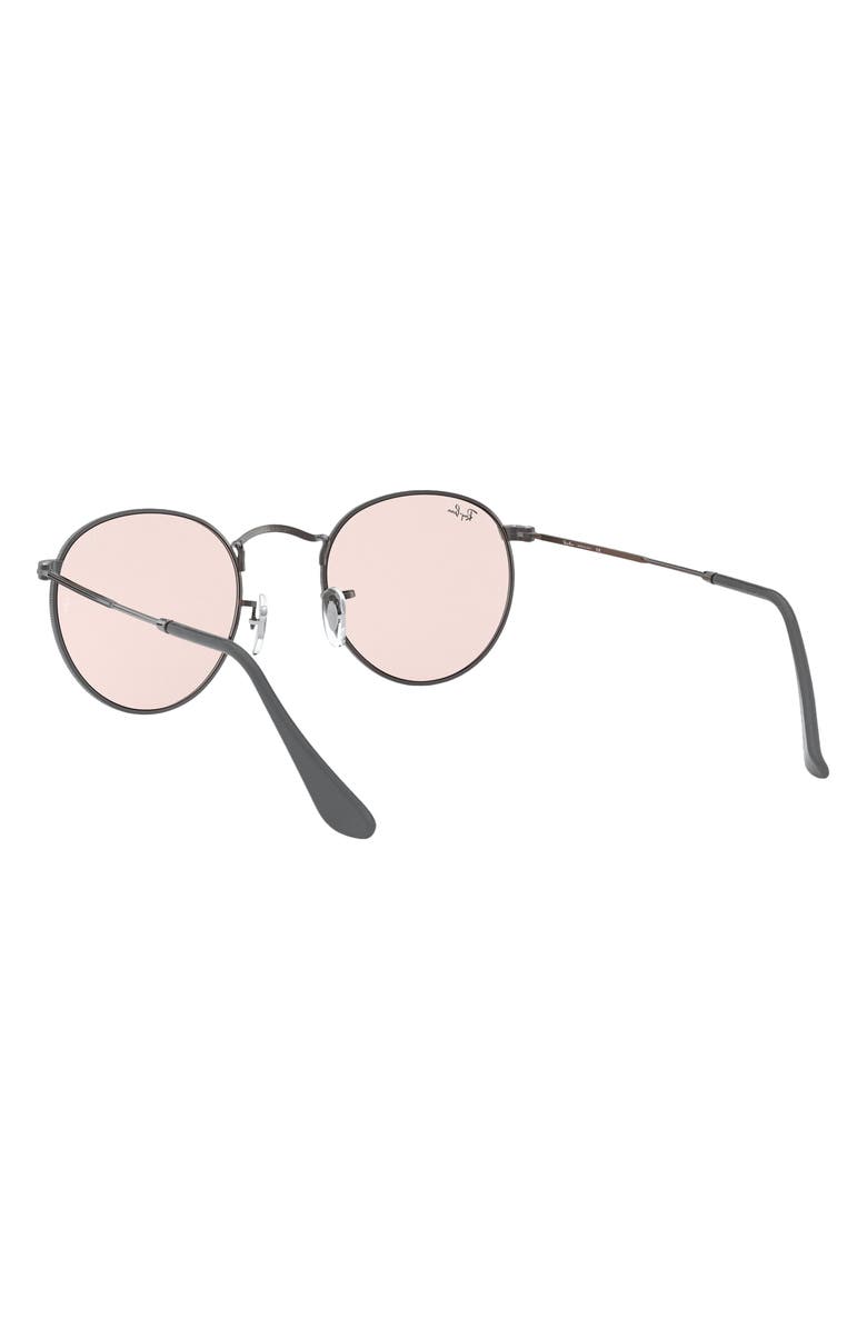 Ray-Ban 50mm Polarized Round Sunglasses, Alternate, color, 