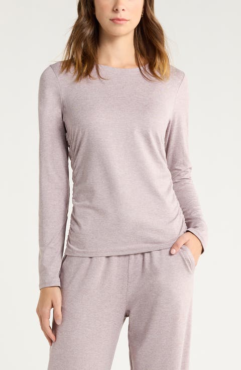 Restore Soft Lite Ruched Long Sleeve T-Shirt