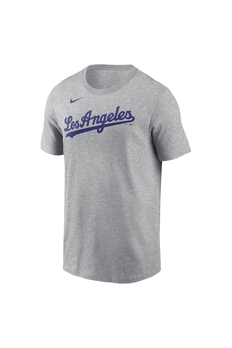 Men's Nike Shohei Ohtani Heather Gray Los Angeles Dodgers Name & Number T-Shirt, Alternate, color, Heather Gray