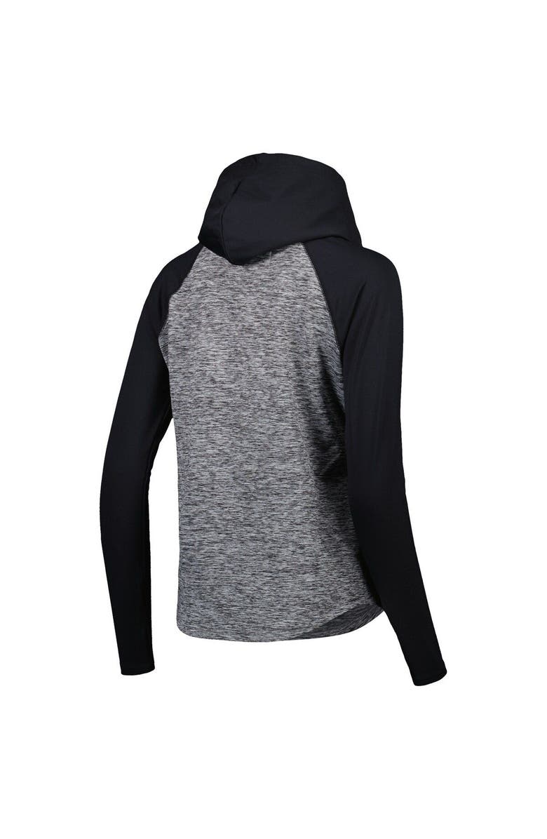 G-III 4HER BY CARL BANKS Women's G-III 4Her by Carl Banks Heathered Gray/Black Washington Commanders Championship Ring Raglan Pullover Hoodie, Alternate, color, Heather Gray