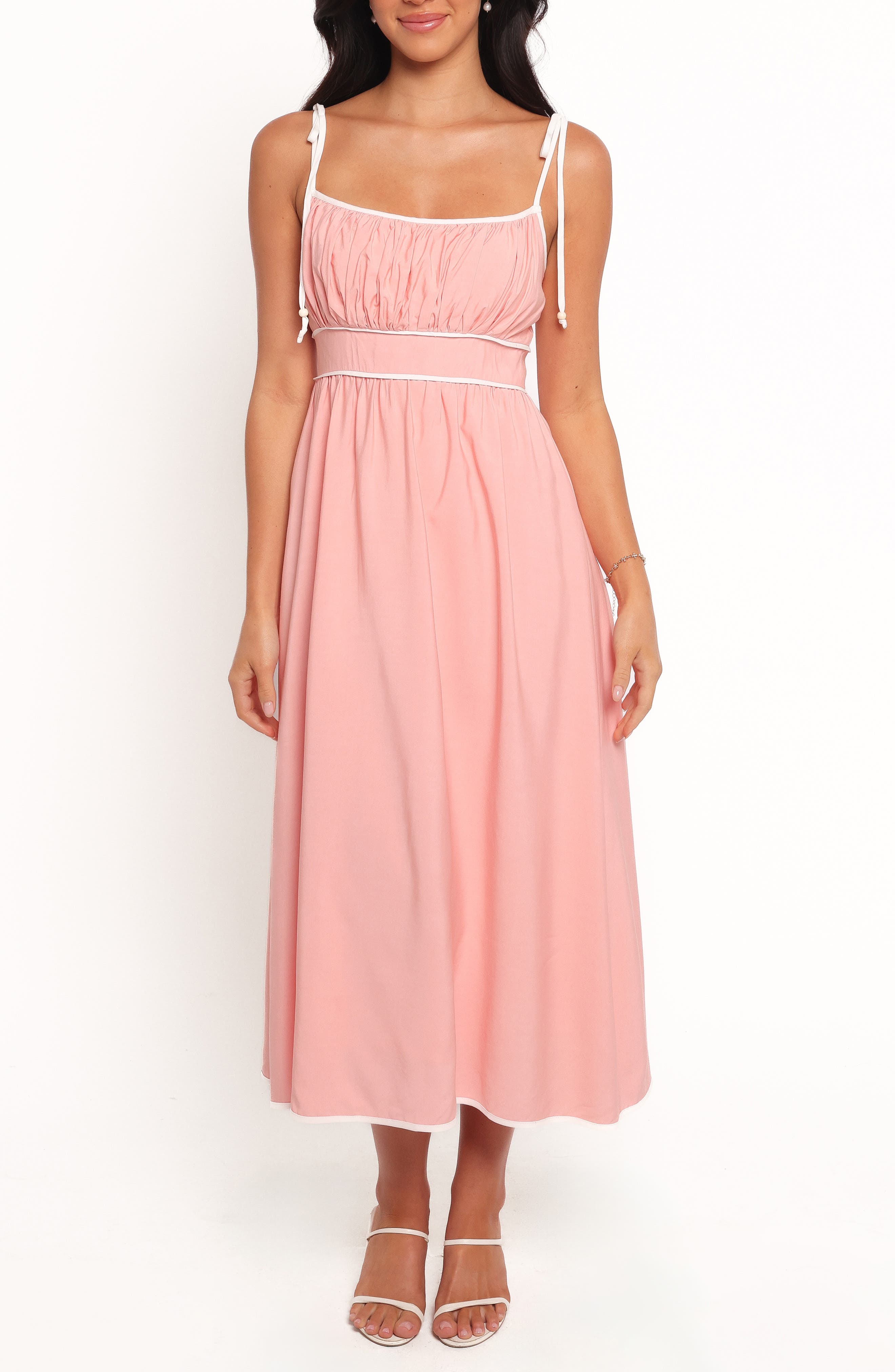 Petal & Pup Tie Strap Maxi Dress