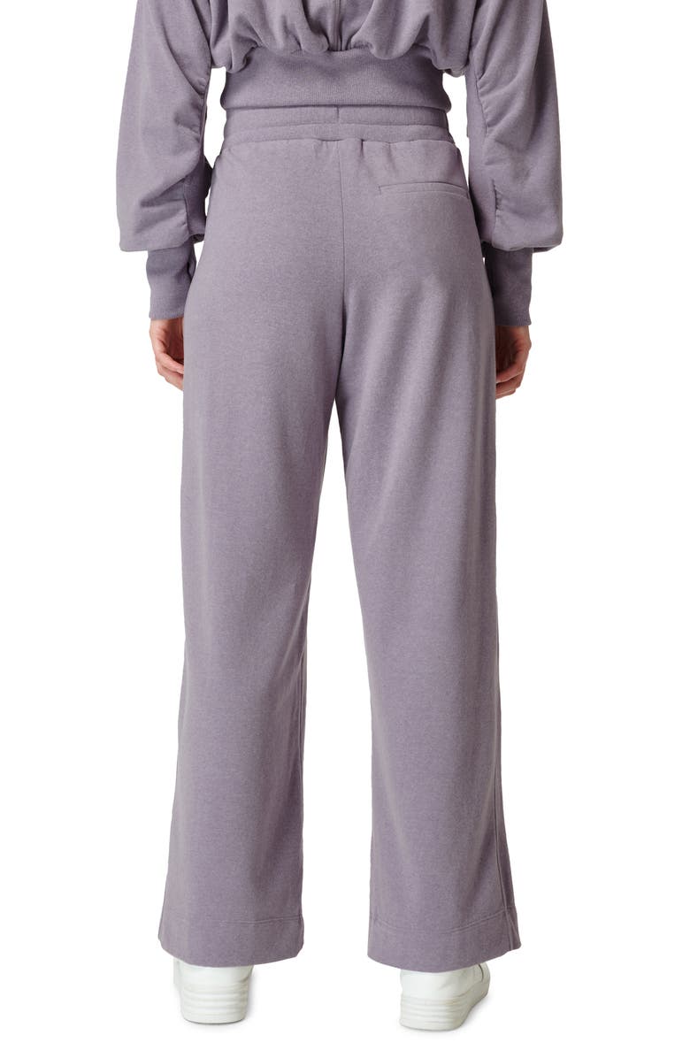 Sweaty Betty Serene Luxe Fleece Pants, Alternate, color, Twilight Purple