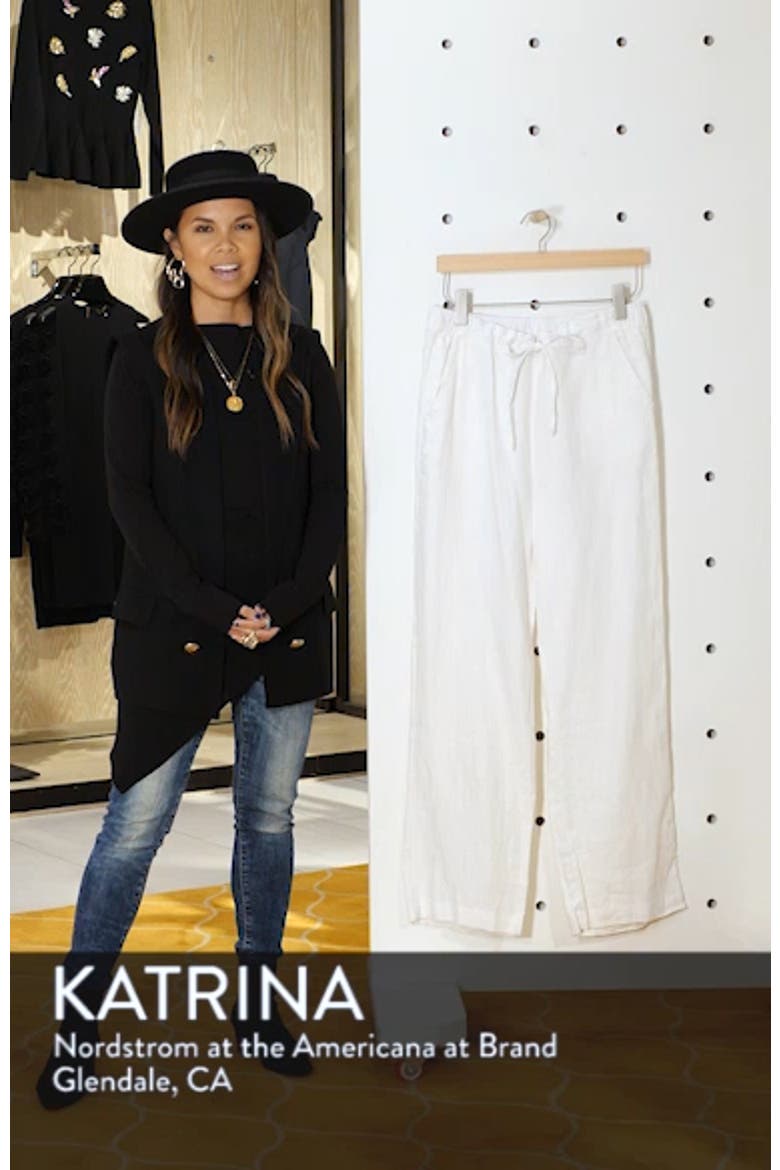 Wide Leg Linen Pants video