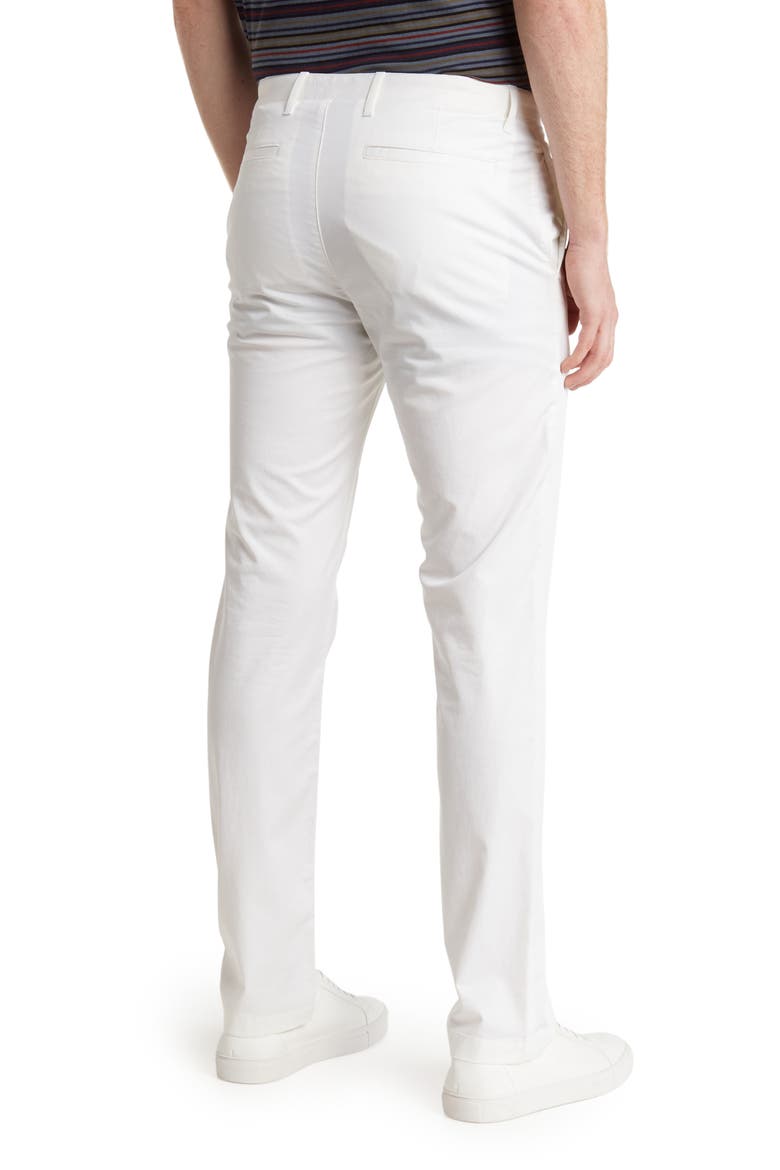Zaine P2 Solid Twill Chino Pants, Alternate, color, WHT