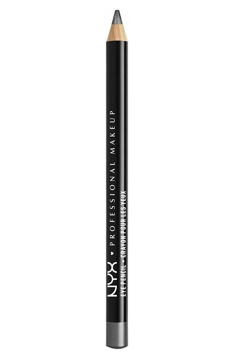 NYX PROFESSIONAL MAKEUP Gray Clouds Slim Eye Pencil, Main, color, Charcoal