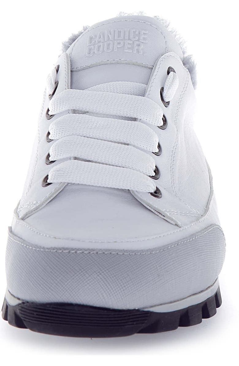 Candice Cooper Runlo Genuine Shearling Lined Waterproof Sneaker, Alternate, color, Grey White