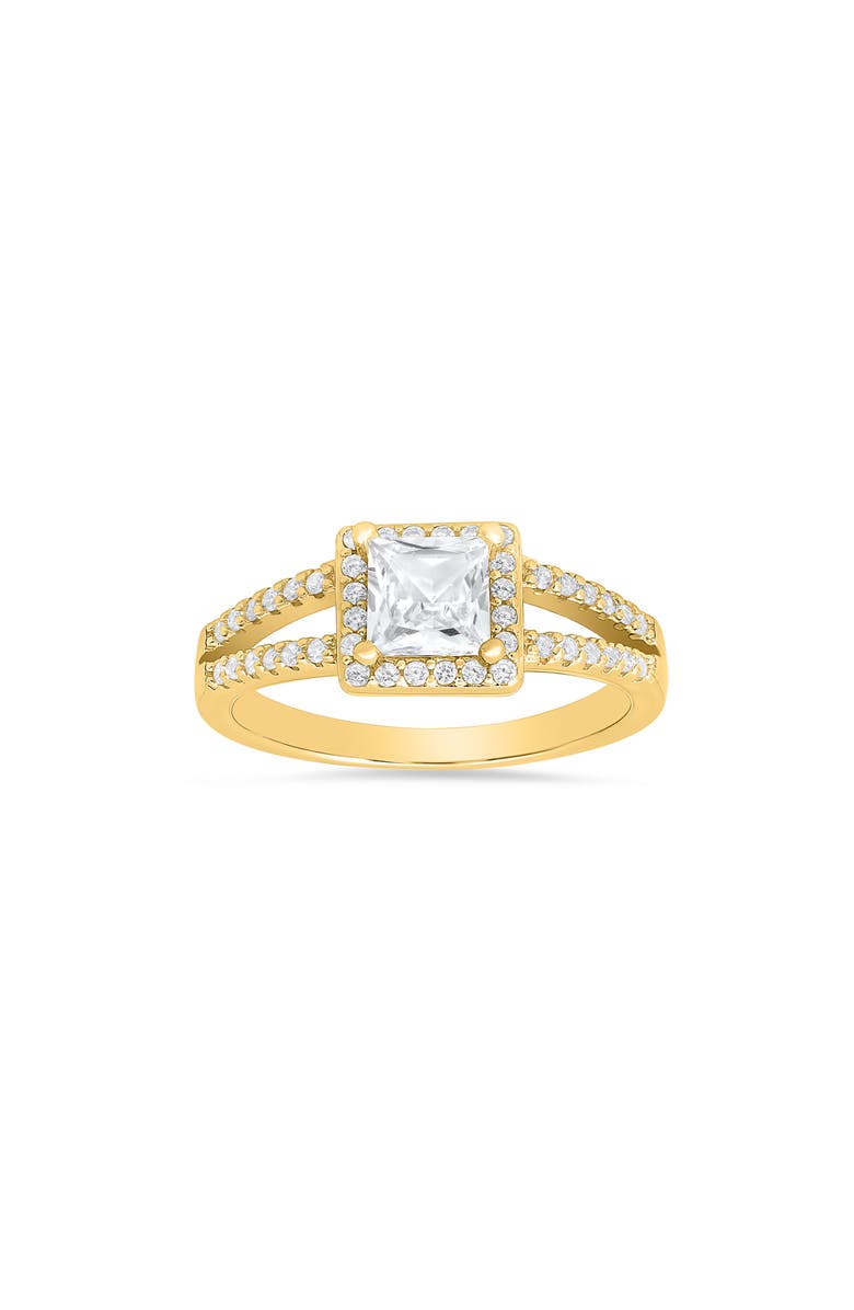 Queen Jewels Princess Halo Ring, Main, color, Gold