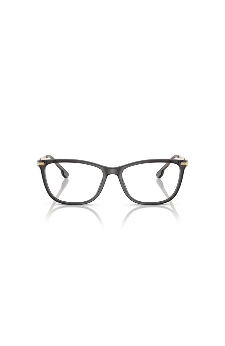 Versace 54mm Rectangle optical glasses, Alternate, color, Black