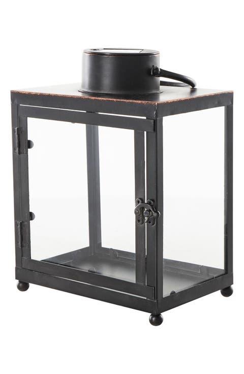 Black Metal Candle Lantern