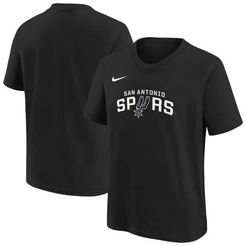 Youth Nike  Black San Antonio Spurs Team Essential Logo T-Shirt