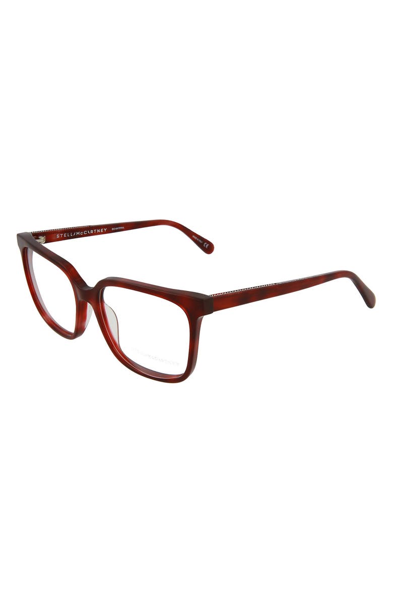 Stella McCartney 52mm Square Optical Frames, Alternate, color,