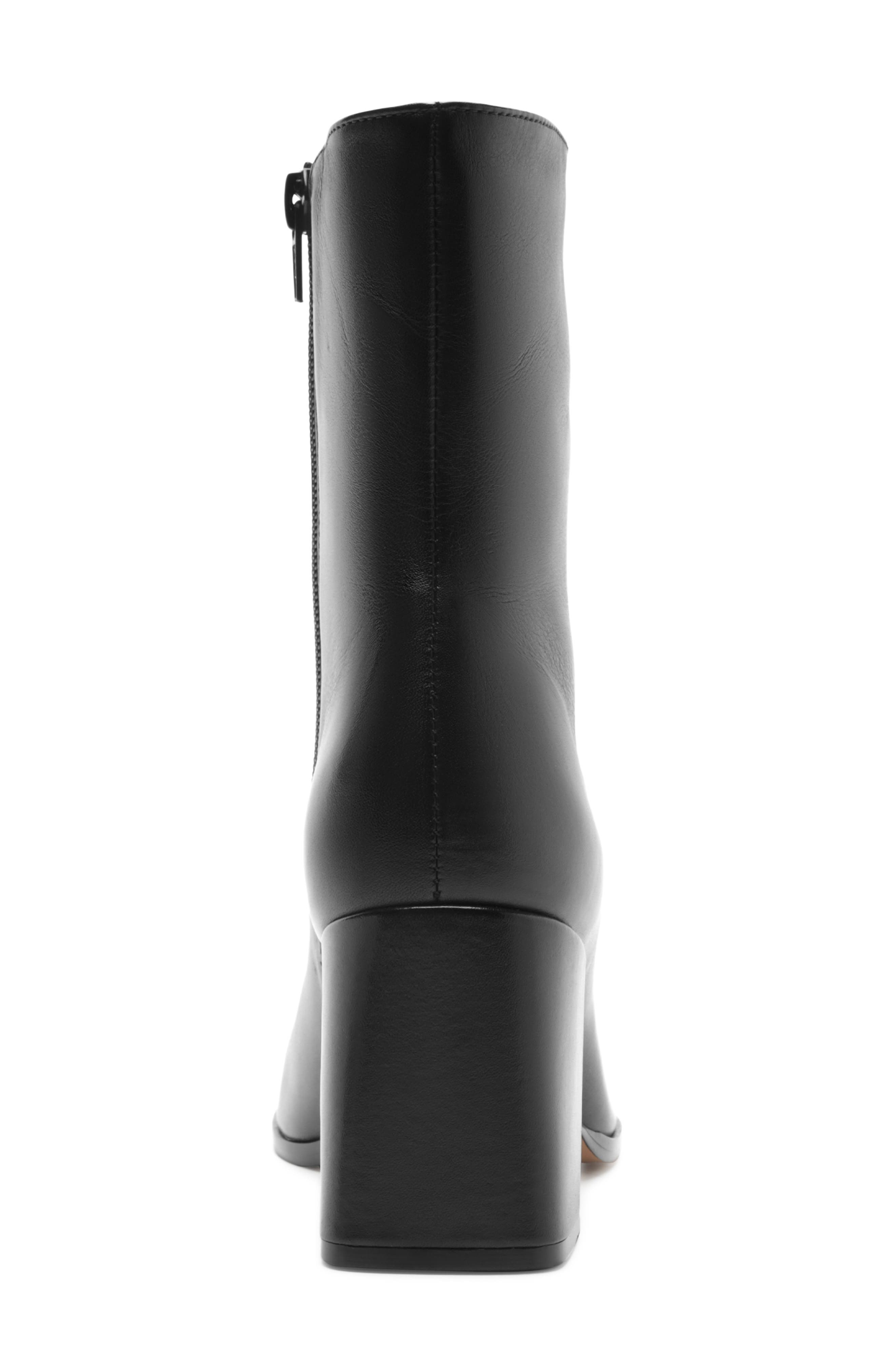 Nancy Block Heel Bootie, Alternate, color, BLACK