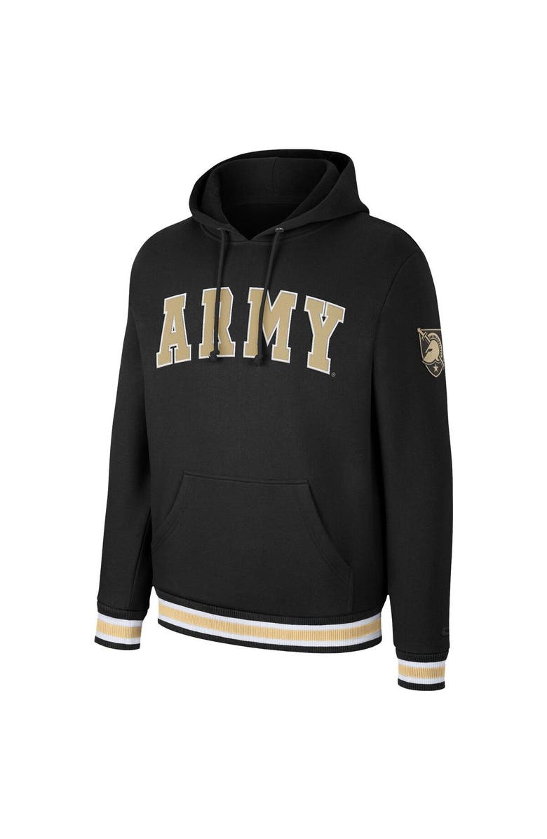 COLOSSEUM Men's Colosseum Black Army Black Knights Varsity Arch Pullover Hoodie, Alternate, color, 