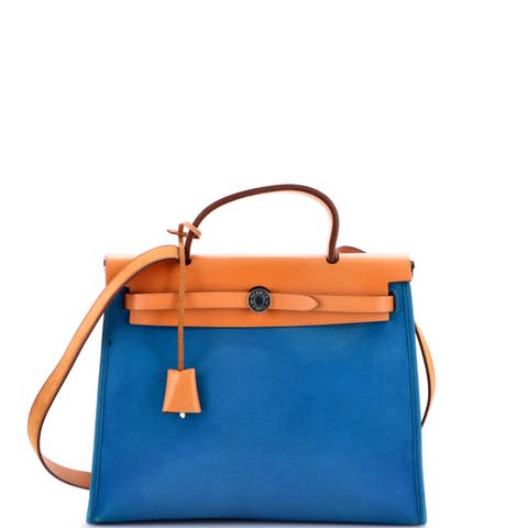 Herbag Zip Leather and Toile 31