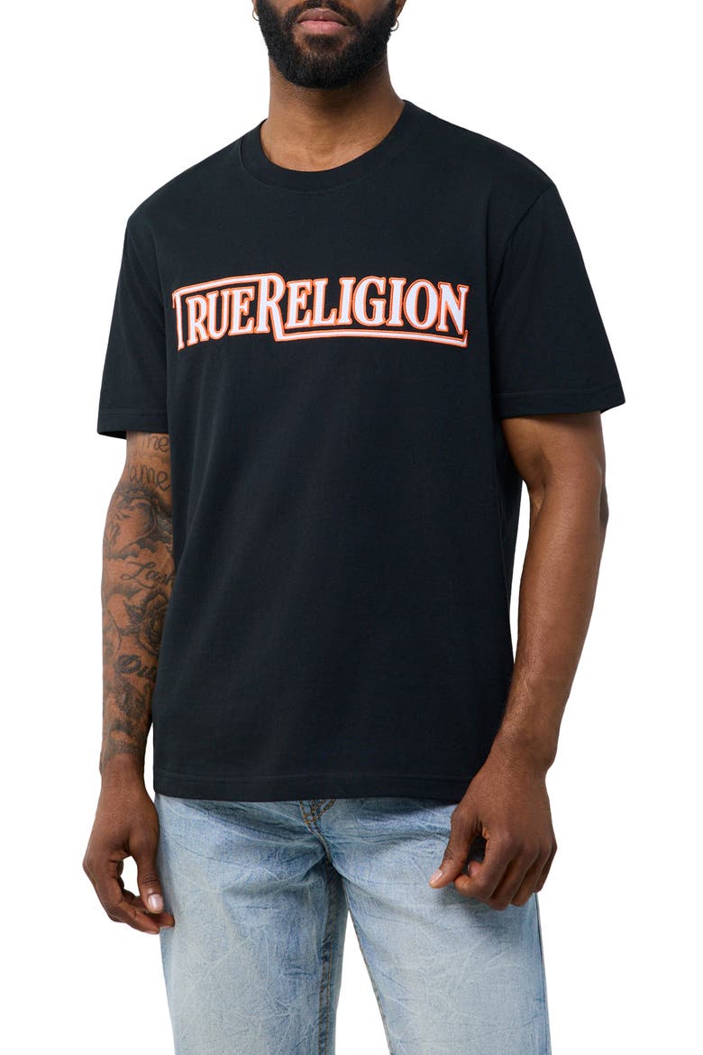 So Fresh Logo Cotton Graphic T-Shirt, Main, color, JET BLACK